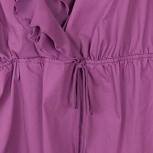 Style &Co, empire waist, flutter sleeve top, sz 22 - Picture 3 of 6